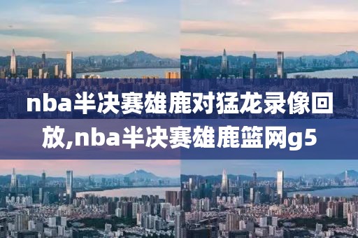 nba半决赛雄鹿对猛龙录像回放,nba半决赛雄鹿篮网g5