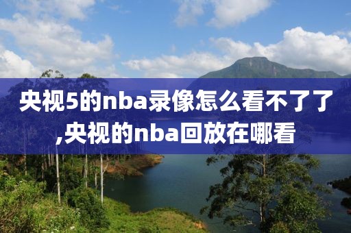 央视5的nba录像怎么看不了了,央视的nba回放在哪看