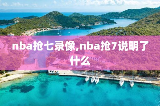 nba抢七录像,nba抢7说明了什么