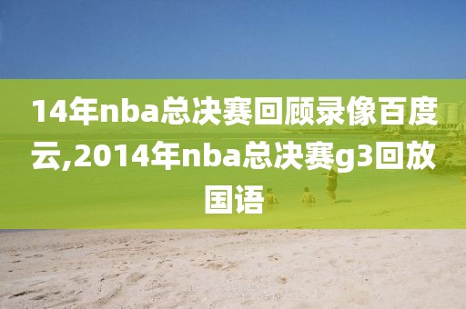 14年nba总决赛回顾录像百度云,2014年nba总决赛g3回放国语