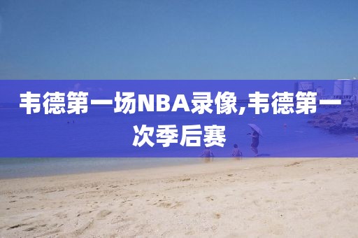 韦德第一场NBA录像,韦德第一次季后赛