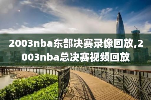 2003nba东部决赛录像回放,2003nba总决赛视频回放