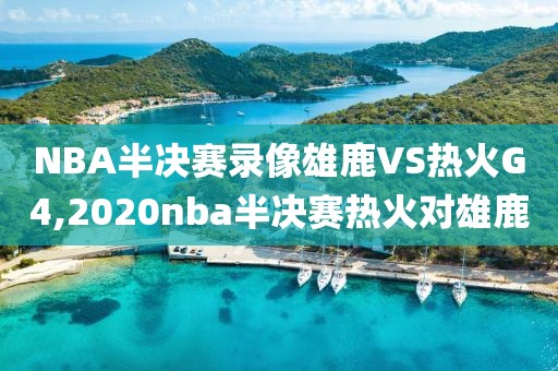 NBA半决赛录像雄鹿VS热火G4,2020nba半决赛热火对雄鹿