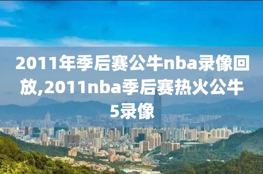 2011年季后赛公牛nba录像回放,2011nba季后赛热火公牛5录像
