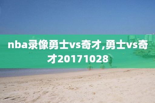 nba录像勇士vs奇才,勇士vs奇才20171028