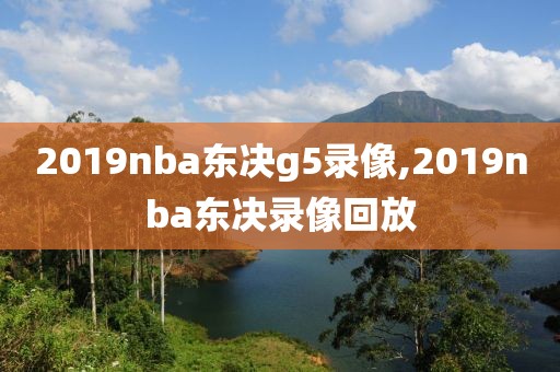 2019nba东决g5录像,2019nba东决录像回放