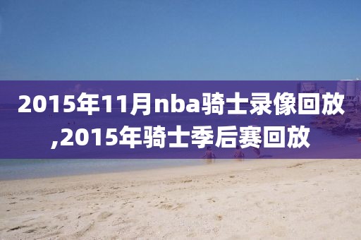 2015年11月nba骑士录像回放,2015年骑士季后赛回放