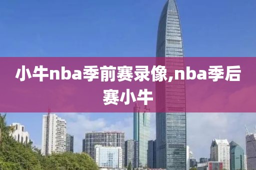 小牛nba季前赛录像,nba季后赛小牛